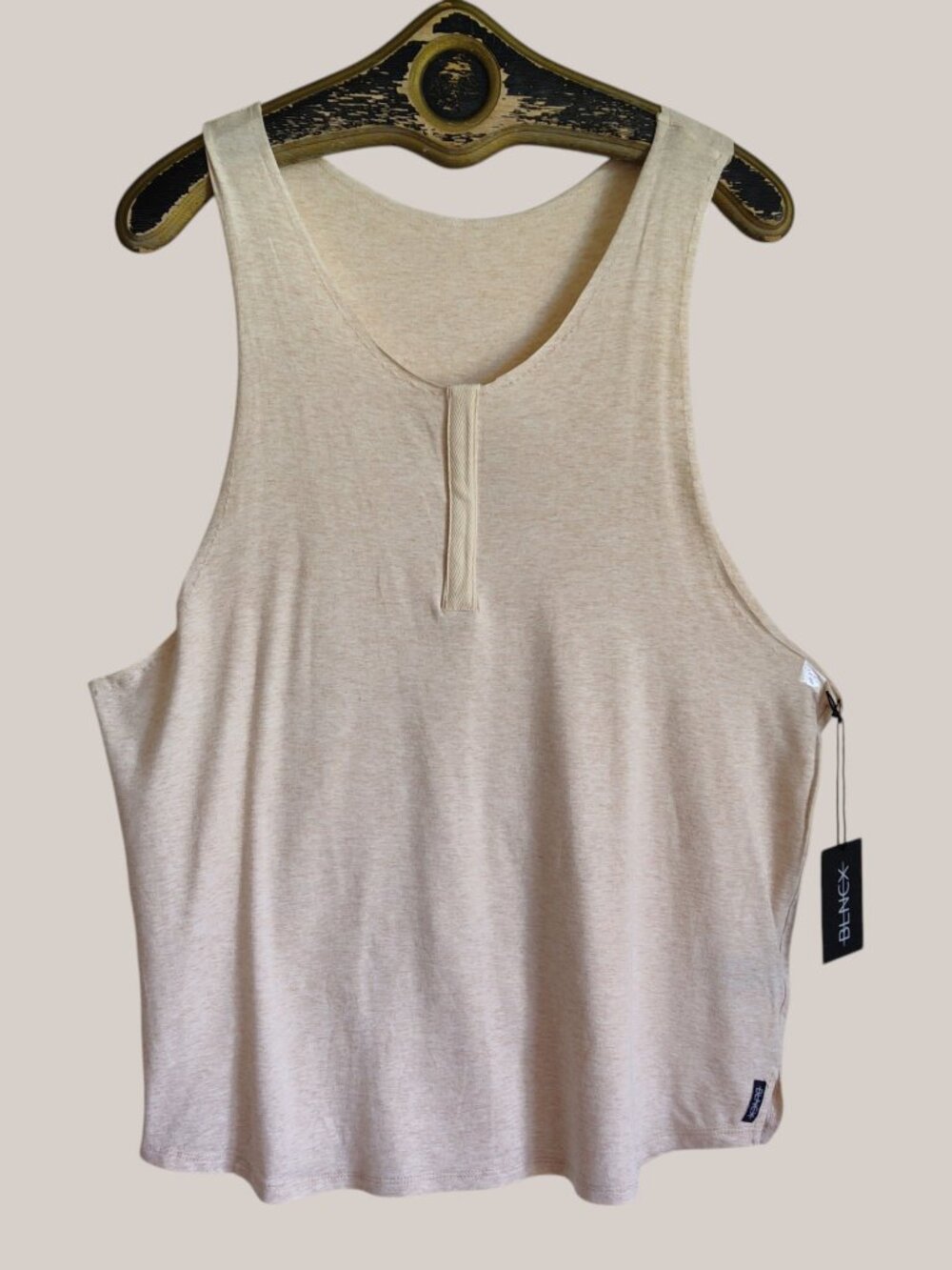 BLNCX Patrick Beach Sena Yang Low Armhole Oversized Tank Top Sz XL Atheleisure